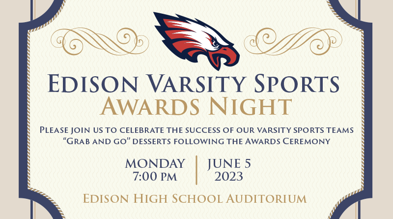 Edison Varsity Sports Awards Night